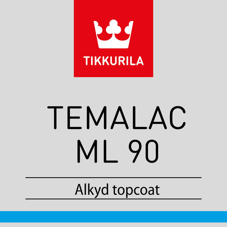 Алкидная эмаль Темалак МЛ 90 Тиккурила (TEMALAC ML 90) TСL 2,7л