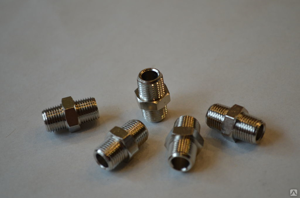 Соединитель резьбовой 102-1/8, НР R1/8\"НР R1/8\", цена в Новосибирске от ...