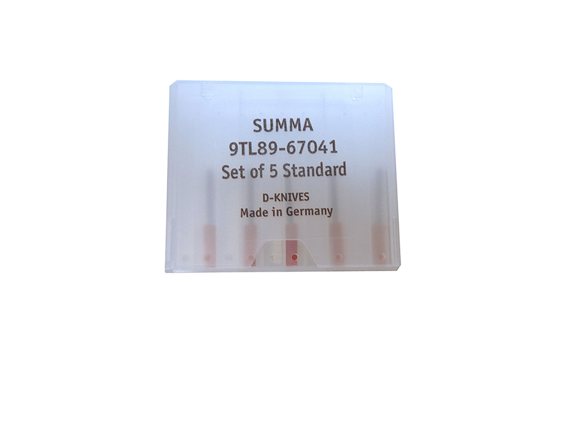 Комплект флюгерных ножей (x5) для плоттеров Summa, 36° 9TL89-67041