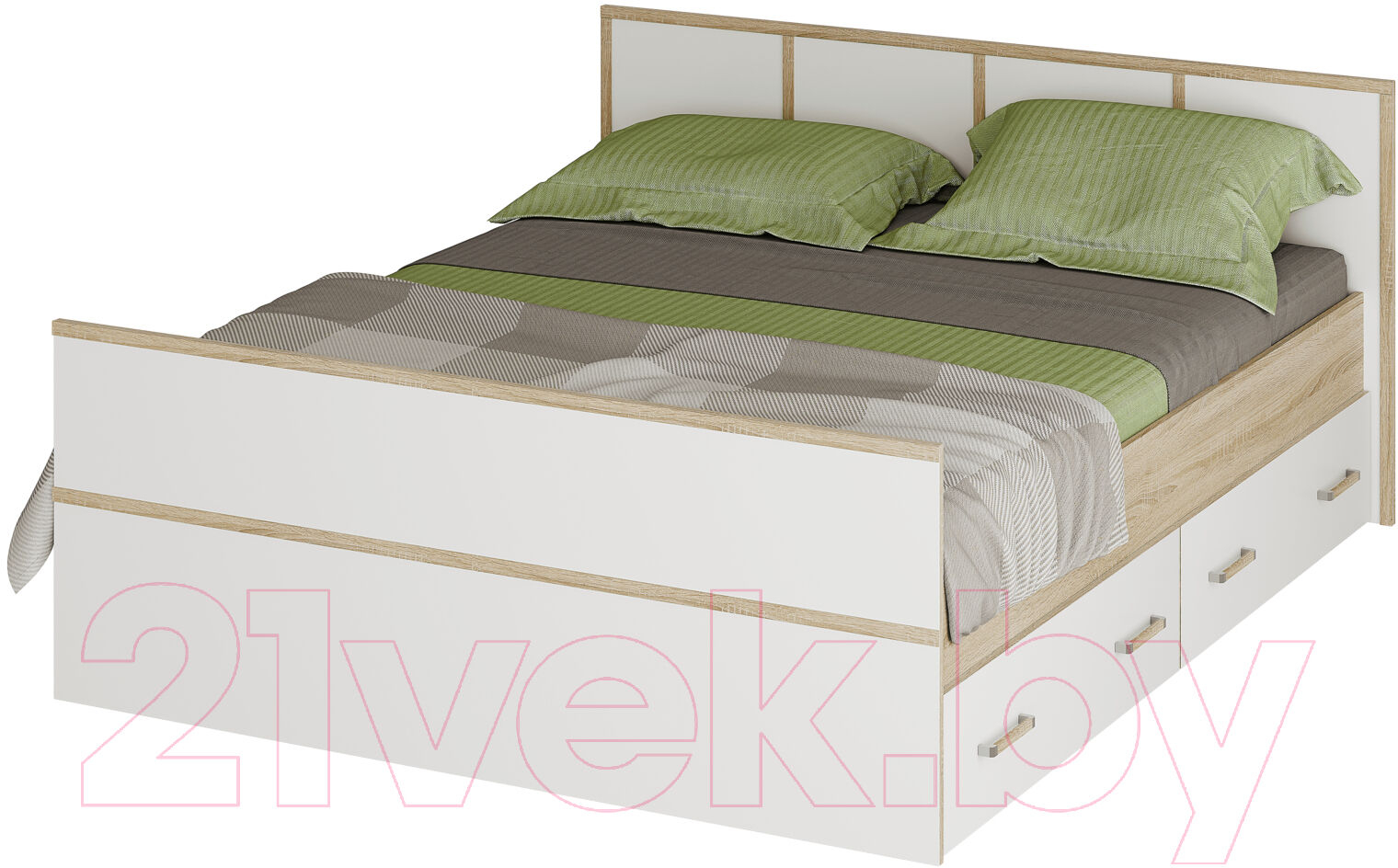 Двуспальная кровать BTS Сакура Light 1600 1
