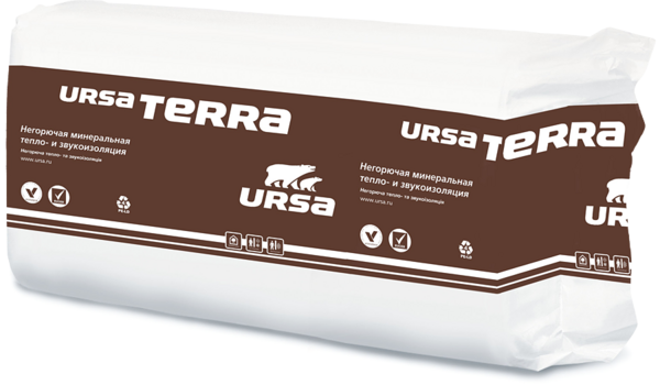 Утеплитель URSA TERRA 34 PN PRO 1000*610*50 мм