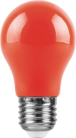 Лампа светодиодная декоративная (для гирлянд), LB-375 (3W) 230V E27 красный для белт лайта A50