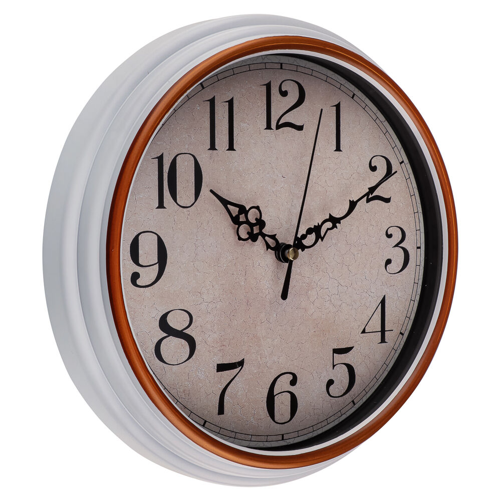 Часы настенные круглые, пластик, d22 см, 1xAA, арт.06-29 3