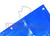 Тент ПВХ 550 г/м2, 3х5 м, с люверсами ч/з 0,5 м, синий #2