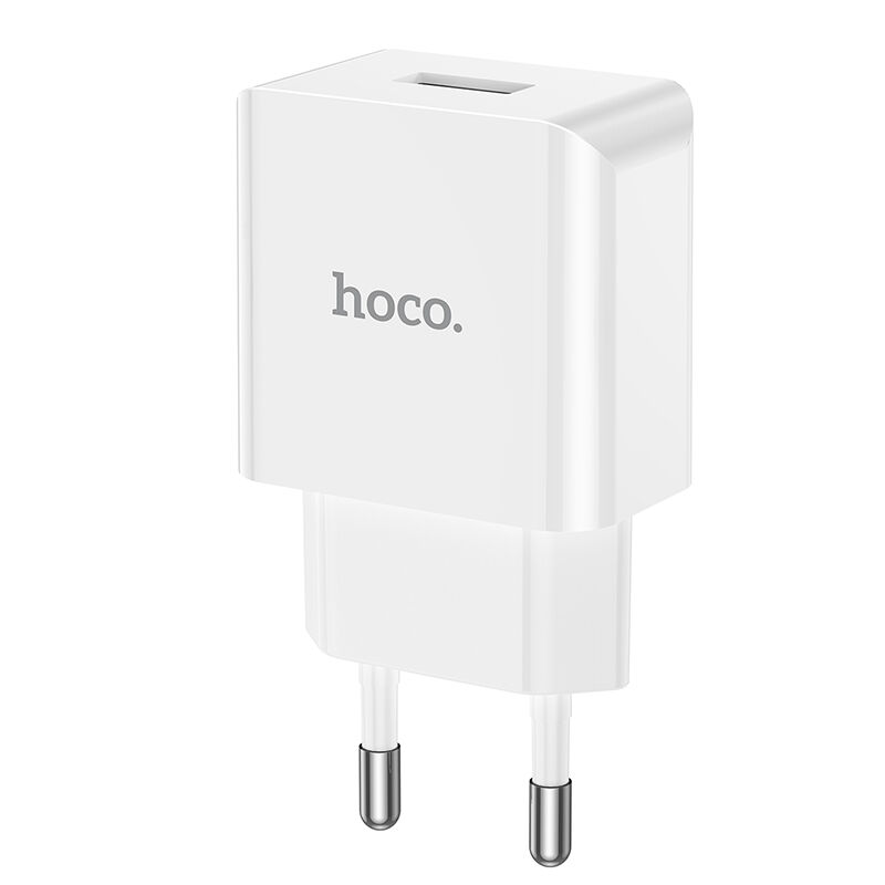 Адаптер постоянного тока Hoco C106A, 1гн.USB 5В,2,1А, белый 1