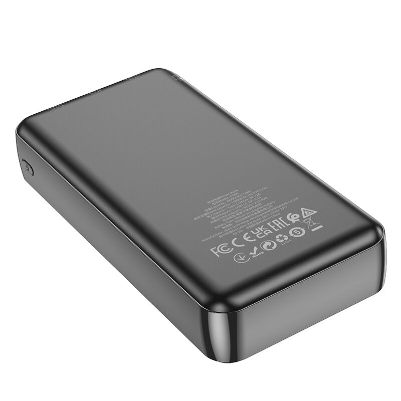 Портативный аккумулятор 20000mAh 2гн.USB 5V, 2,1A J100A, чёрный "Hoco" 4