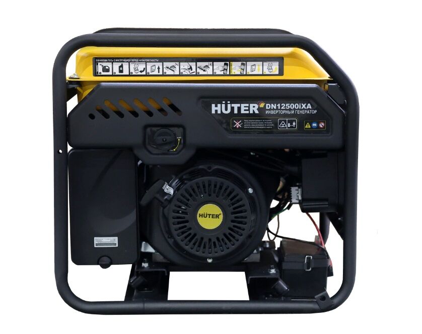 Инверторный генератор Huter DN12500iXA (электростартер) 4