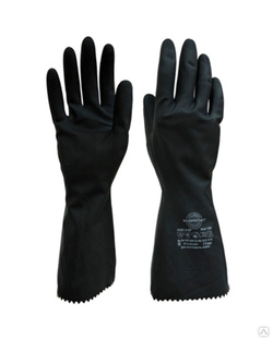 Перчатки Safeprotect КЩС-2-SP (латекс, толщина 0,35 мм, дл.300мм) 