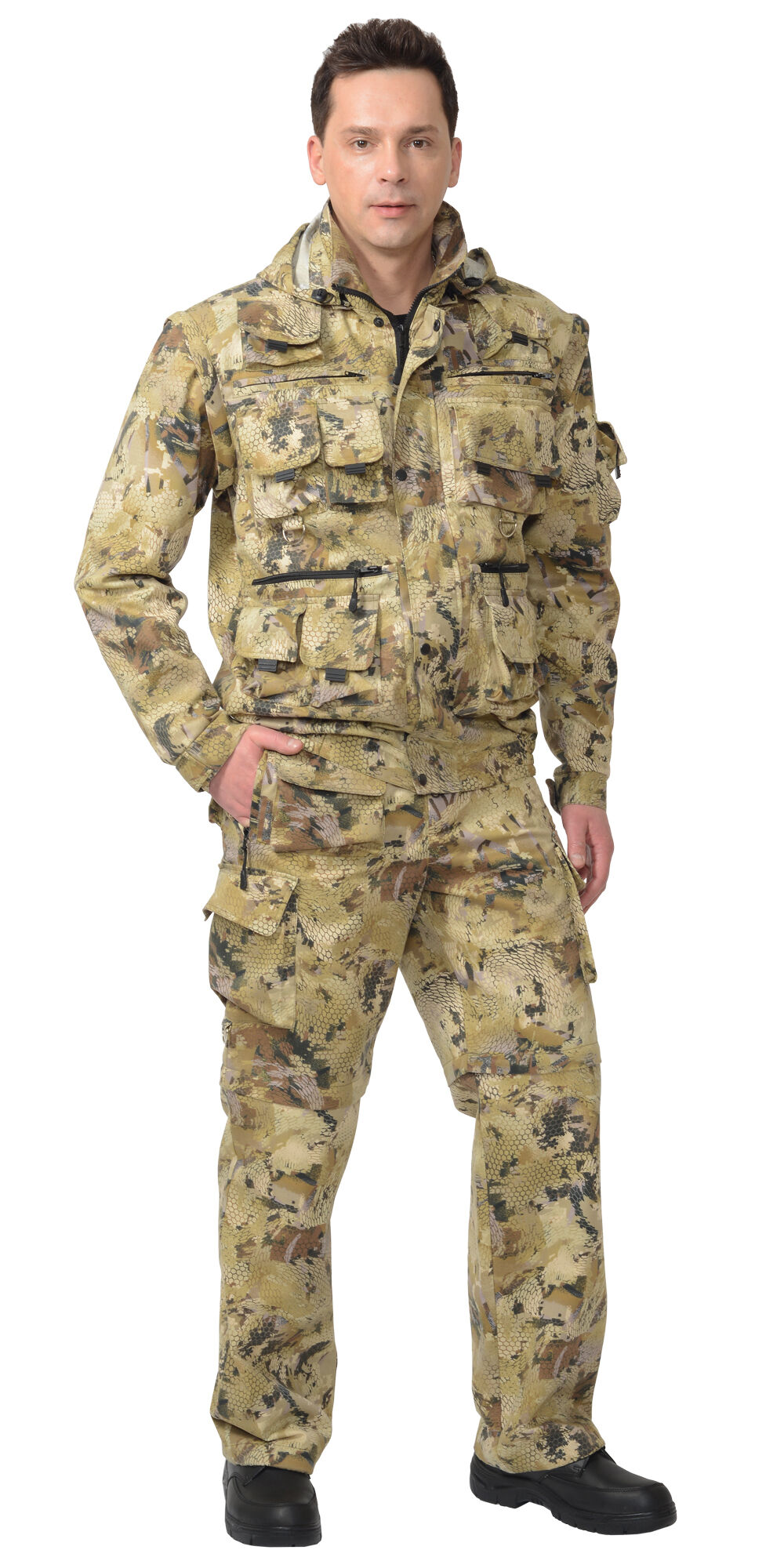 Костюм ТИГР куртка, брюки (ткань Орион 210) КМФ Саванна
