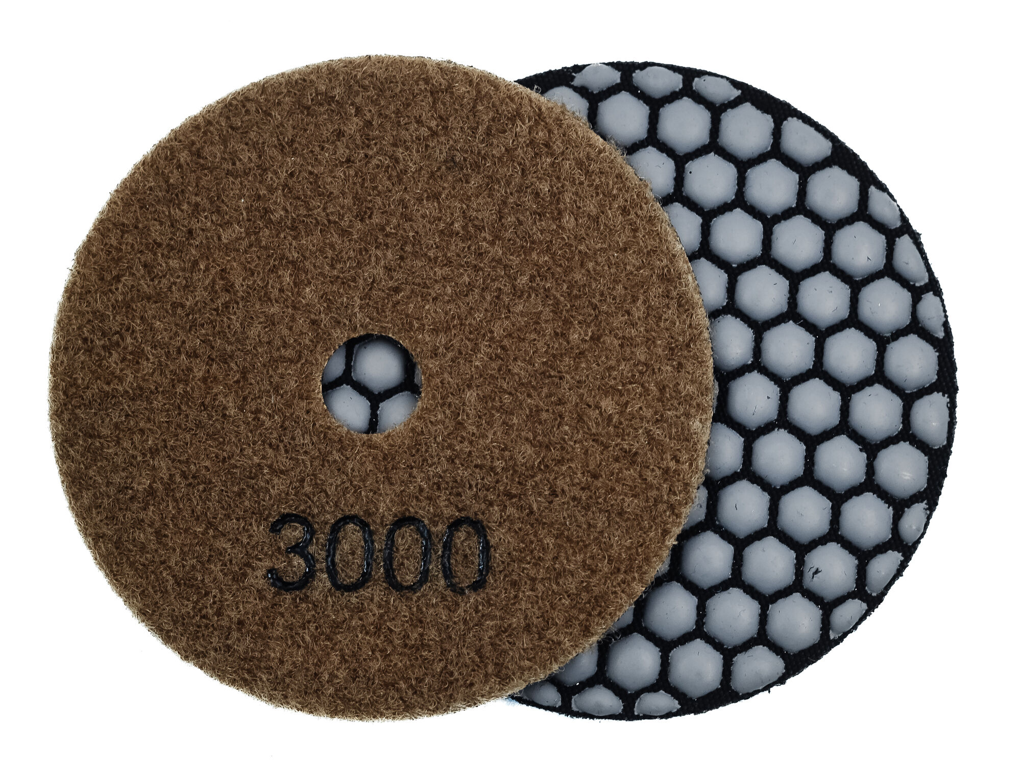 Алмазные гибкие диски № 3000 Ø 100 "соты" сухие 8 номеров 1 шт