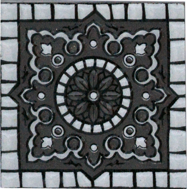 Керамическая плитка Керамин Belleza Pietra М-41 Вставка 7х7