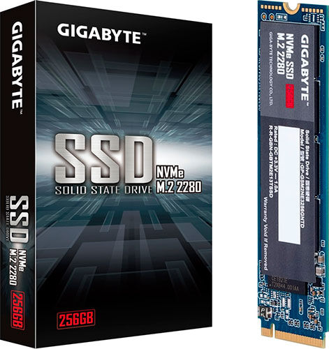 SSD накопитель Gigabyte M.2 256 Гб PCIe 3D TLC (GP-GSM2NE3256GNTD)