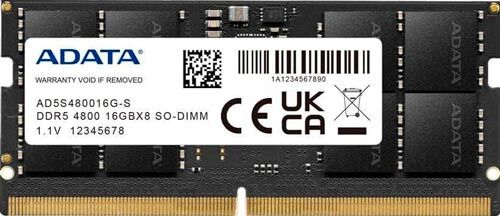 Оперативная память ADATA SO-DIMM DDR5 16GB 4800MHz (AD5S480016G-S)