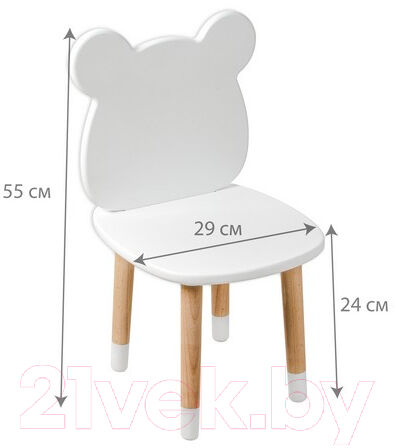 Комплект мебели с детским столом Mega Toys Мишка / 71024/70024 10