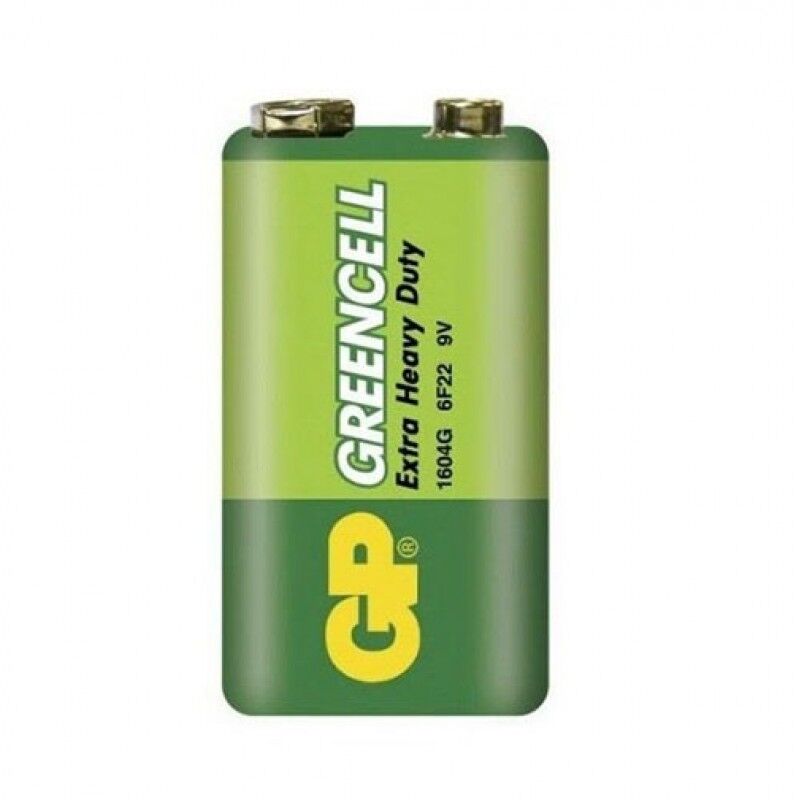 Элемент питания 6F22 GP GreenCell (крона)
