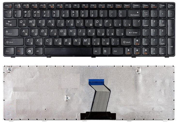Клавиатура для ноутбука Lenovo B570 V575 Z570 p/n: 25-011910, 25-012349, 25-012436, 25-013317