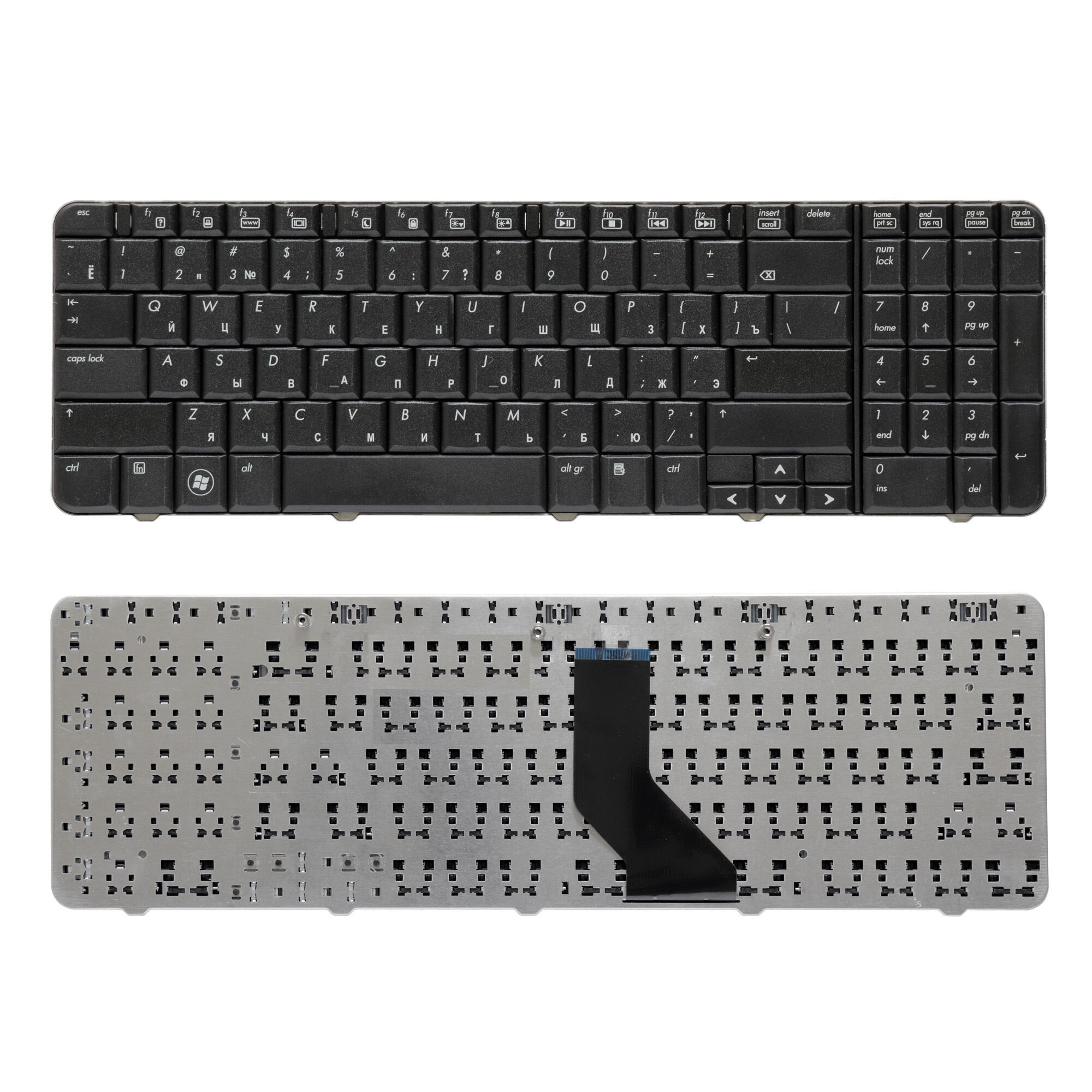Клавиатура для HP CQ60 G60 p/n: PK13CQ60150, K022602A1, NSK-HAC01, 9J.N0Y82.C01, NSK-HAA01