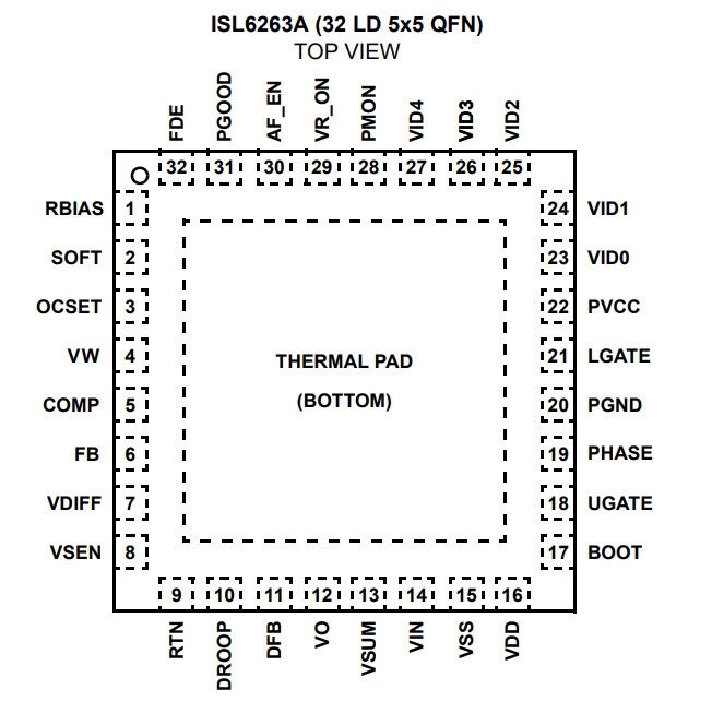 Микросхема ISL6263A Intersil