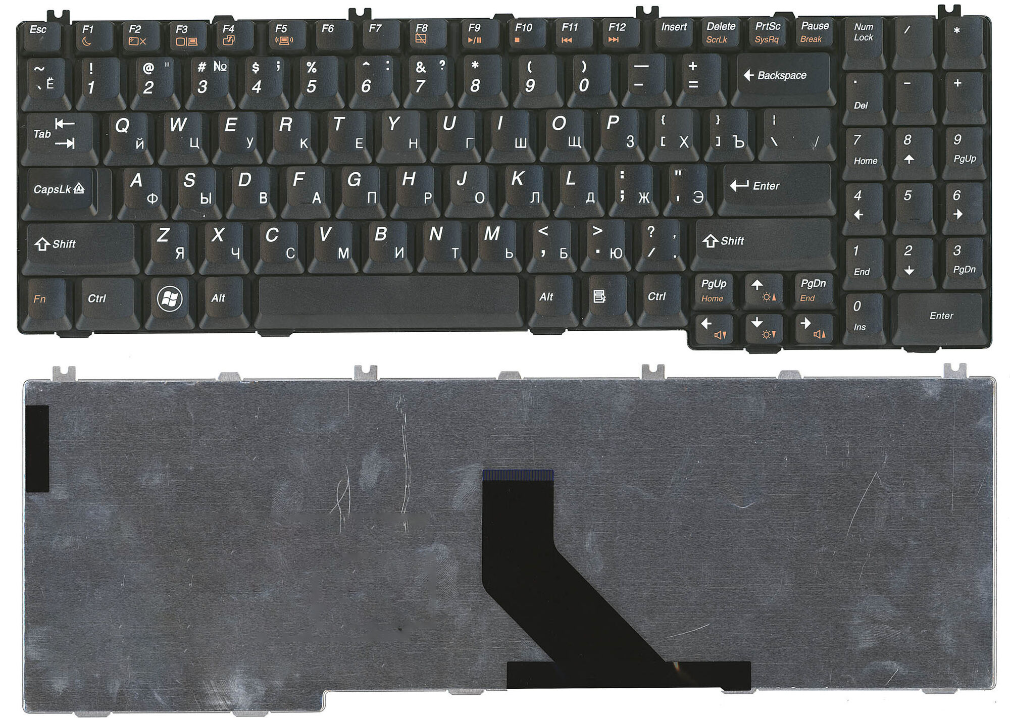 Клавиатура для ноутбука Lenovo G555 G550 V560 p/n: 25-008405, 25-008432, 25-011333, 25008405