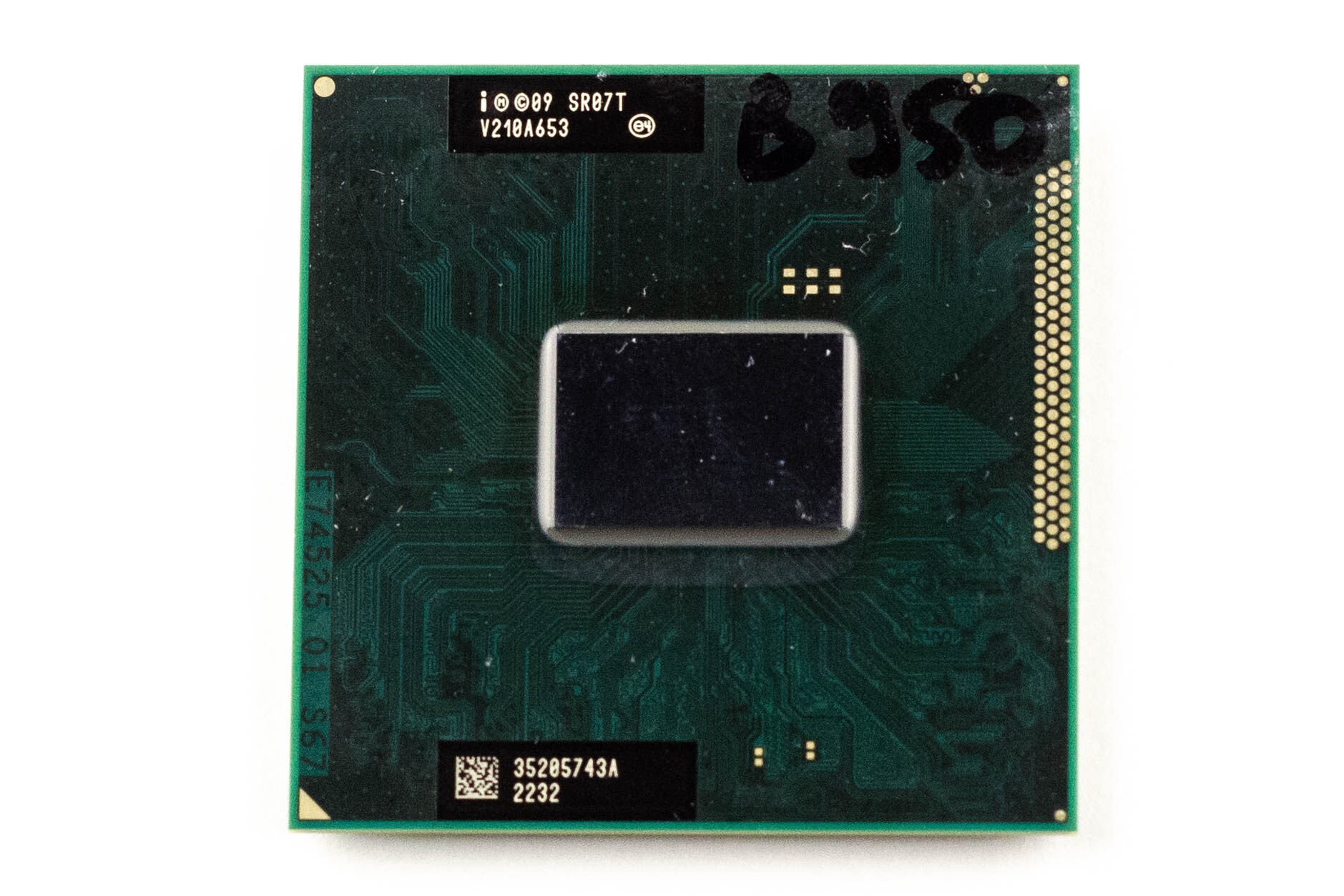 Процессор для ноутбука Intel Pentium B950 SR07T с разбора