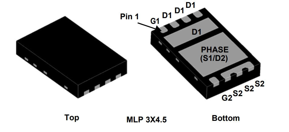 Микросхема FDML7610S N-Channel MOSFET 30V 30A MLP FAIRCHILD