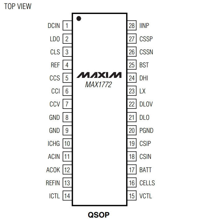 Микросхема MAX1772EEI MAXIM