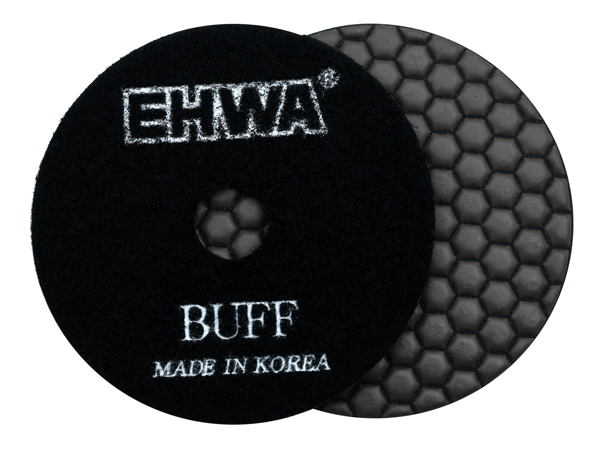 Алмазные гибкие полировальные диски БАФФ d 100 мм по камню EHWA (Ихва) сухие