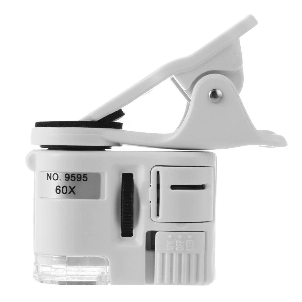 Мини-микроскоп со светодиодной подсветкой для смартфона Увеличительные приборы