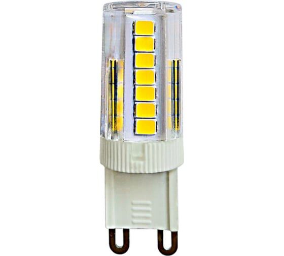 Лампа светодиодная LED-JCD-5W/4000K/G9/CL GLZ09TR Uniel Белый свет