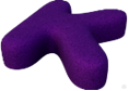 Объёмная резиновая фигура Буквы (от А до Я) длина 940 мм, высота 250 мм из окрашенной резиновой крошки 2