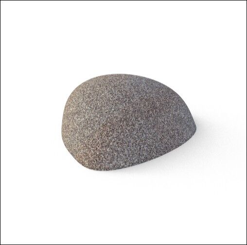 Объёмная резиновая фигура Камень большой L900 из окрашенной резиновой крошки