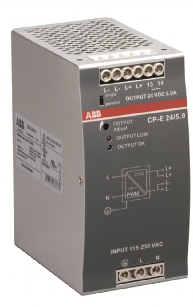 CP-E 24/5.0 1SVR427034R0000 Источник питания В 115/230 В переменного тока Выход: 24 В постоянного тока/5 А