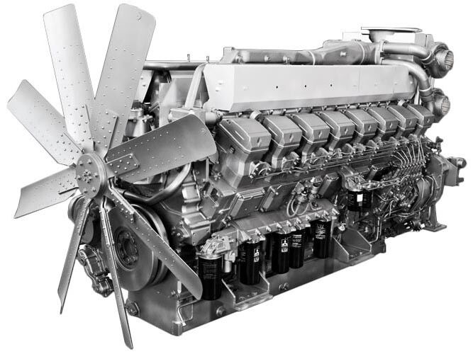Двигатель Mitsubishi S16R-PTA2