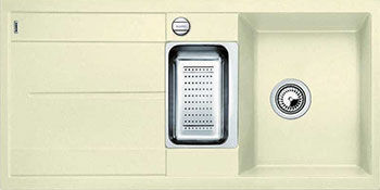 Кухонная мойка Blanco METRA 6 S-F жасмин, с клапаном-автоматом METRA 6 S-F жасмин с клапаном-автоматом