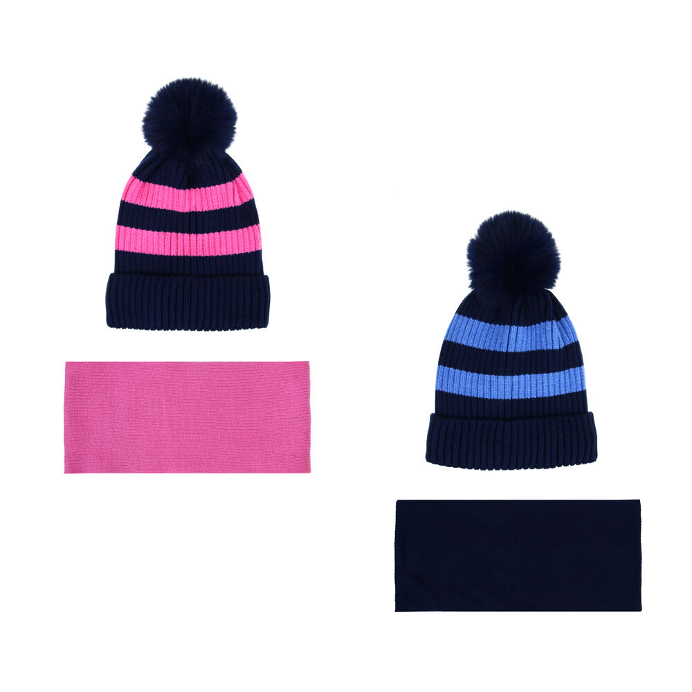 GALANTE Комплект детский 2 пр: шапка р 52-54 и шарф 110х15см, 2 цвета, СЗШ-4 6
