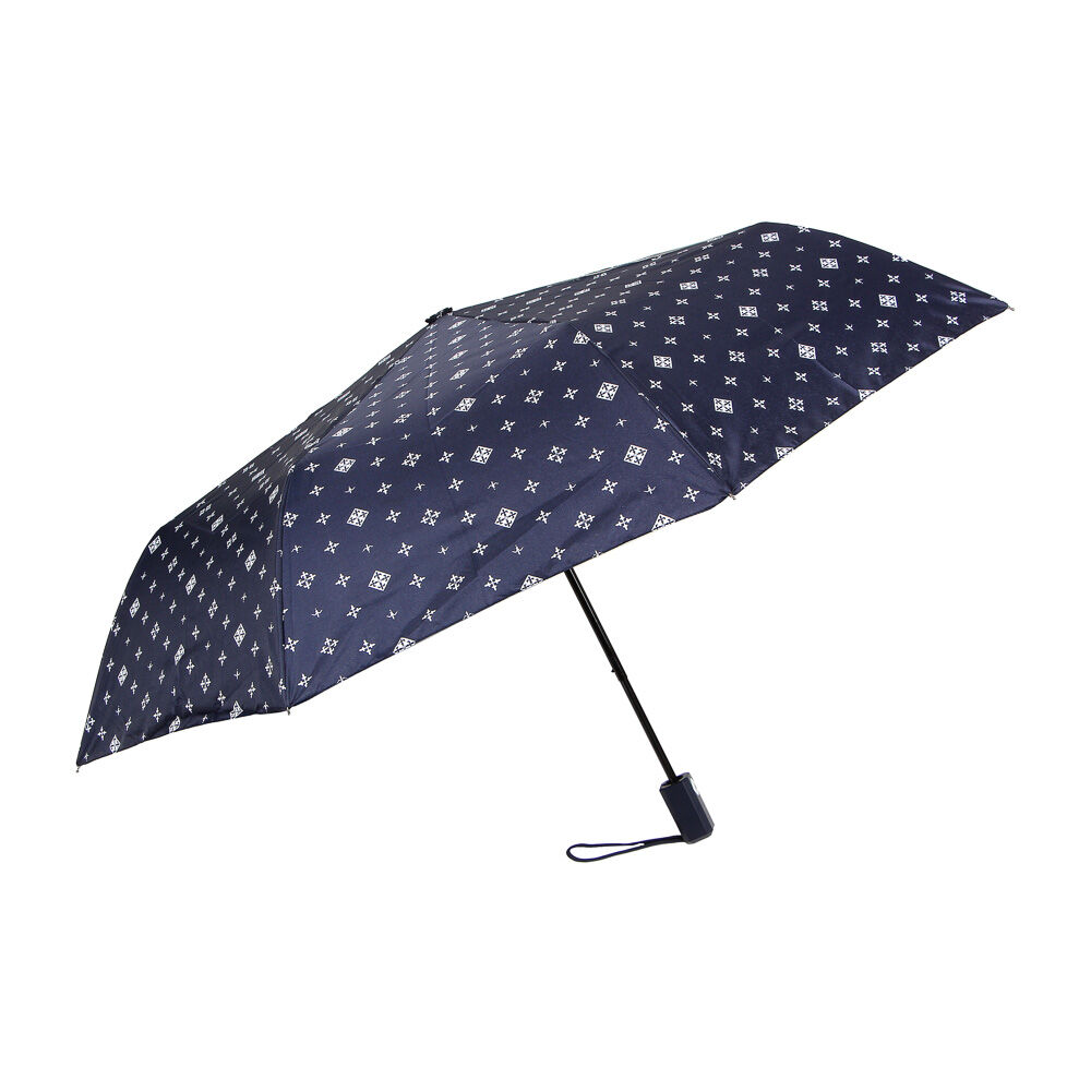 Зонт универсальный, полуавтомат, металл, пластик, полиэстер, 55см, 8 спиц, 4 цвета, 3215A 3