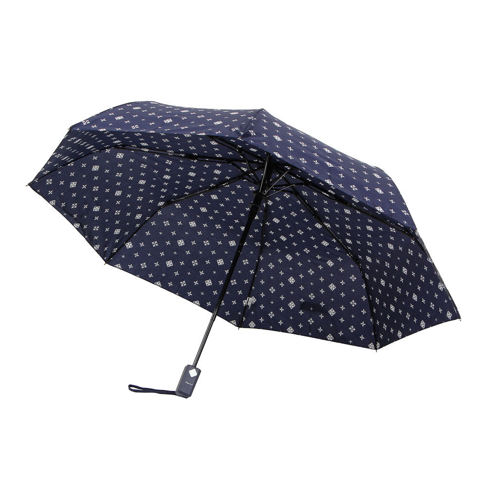 Зонт универсальный, полуавтомат, металл, пластик, полиэстер, 55см, 8 спиц, 4 цвета, 3215A 4