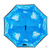 Зонт реверсивный (обратное сложение), сплав, пластик, полиэстер, 58 см, 8 спиц, 3 дизайна  #5