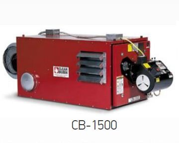 Воздухонагревательная система на отработанном масле CB-1500 с тепловой нагрузкой до 45 кВт