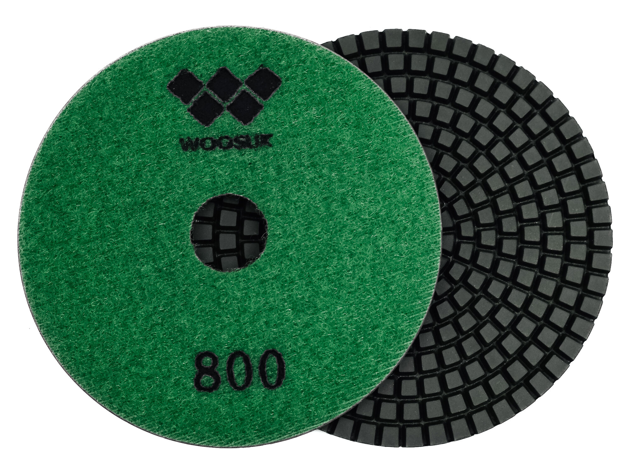 Алмазные гибкие диски Ø 100 №800 WOOSUK c водяным охлаждением