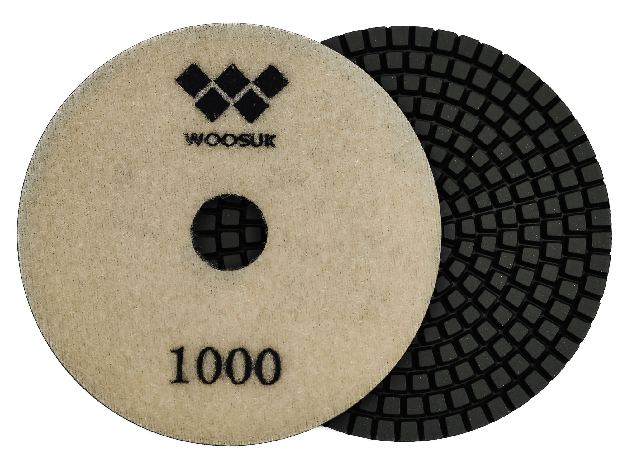 Алмазные гибкие диски Ø 100 №1000 WOOSUK c водяным охлаждением