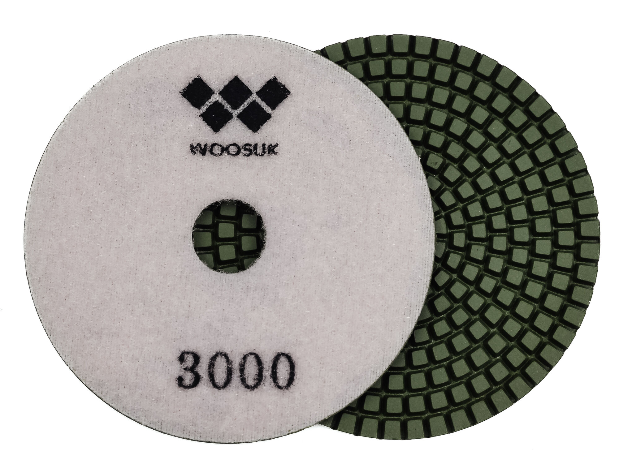 Алмазные гибкие диски Ø 100 №3000 WOOSUK c водяным охлаждением