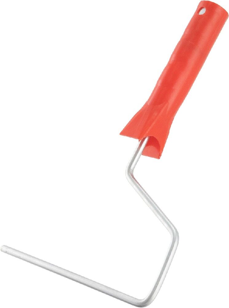 Бюгель (ручка) для валика 150 мм, Ø6 мм, оцинкованный, пластиковая рукоятка