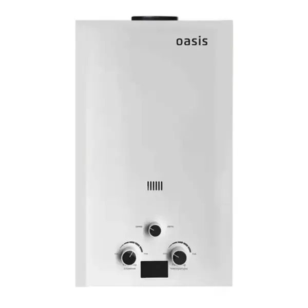 Колонка газовая Oasis 59x34x14 см 10 л/мин белая OASIS OR-20W
