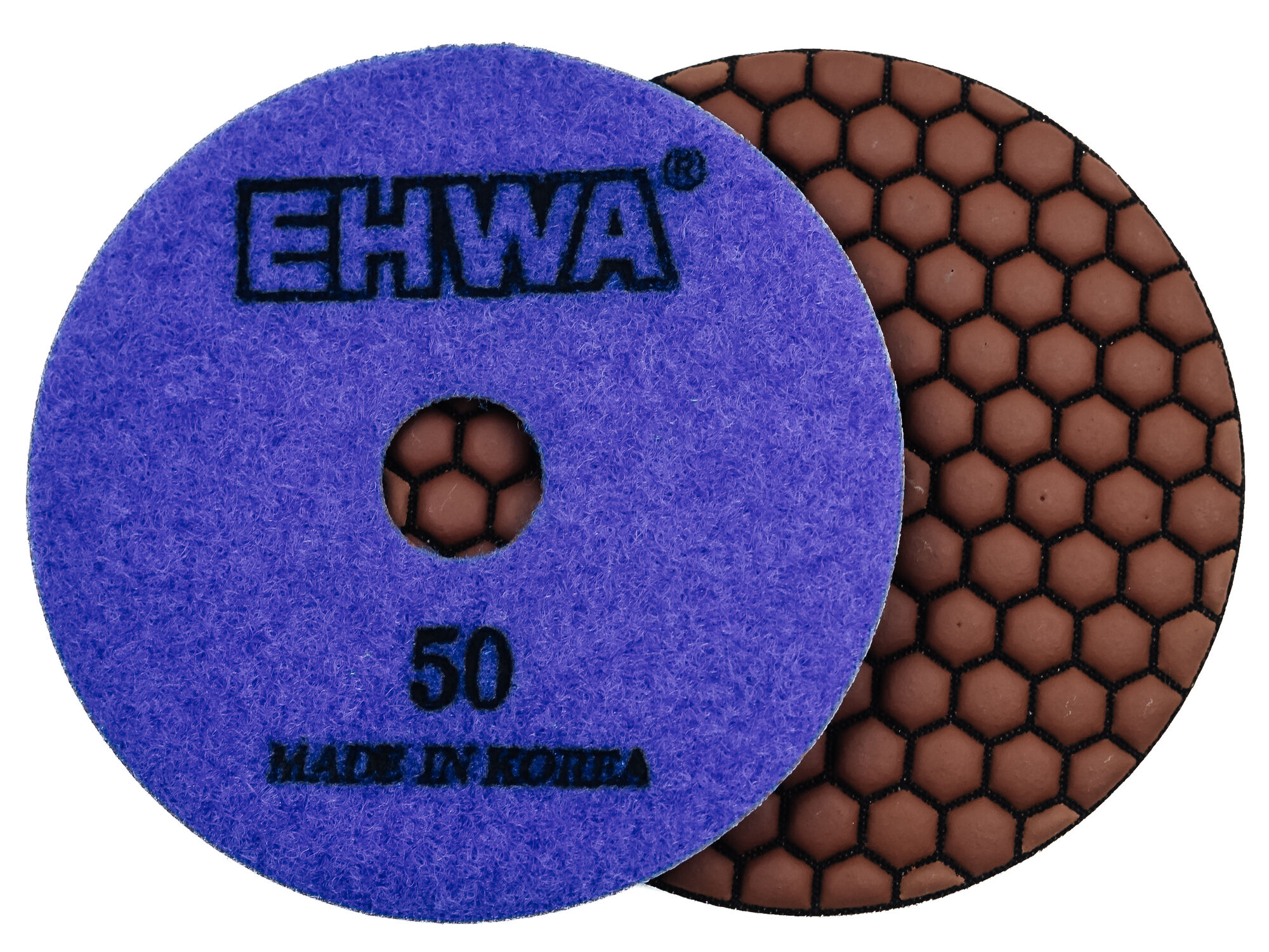 Алмазные гибкие полировальные диски № 50 d 100 мм по камню EHWA (Ихва) сухие