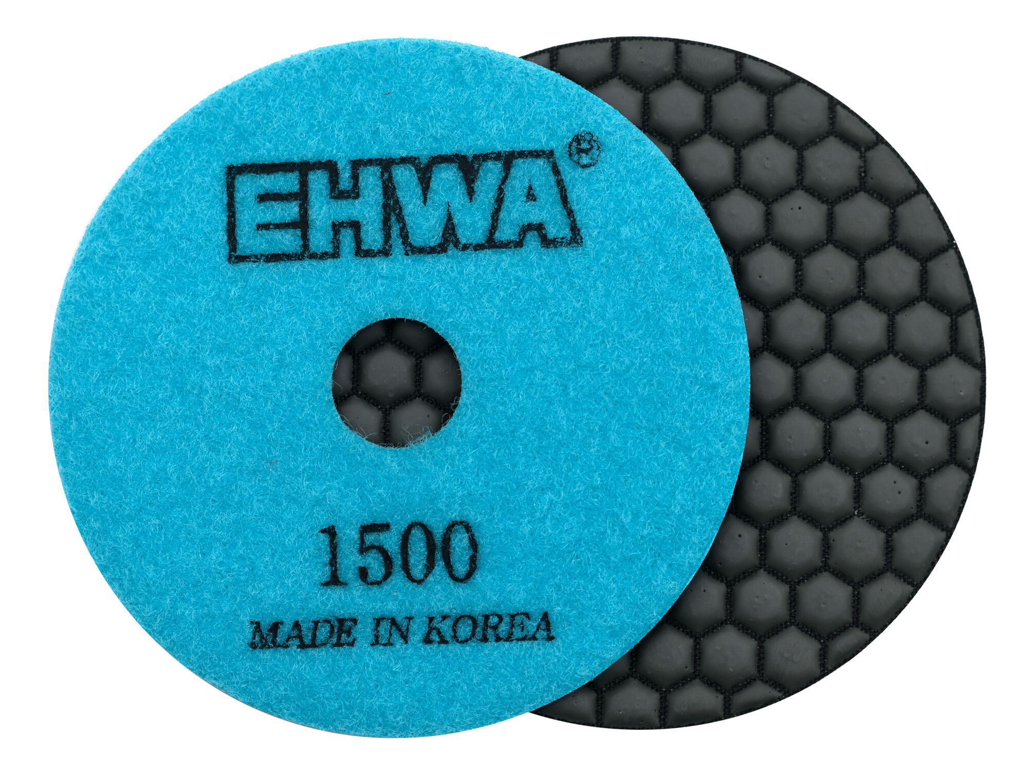 Алмазные гибкие полировальные диски № 1500 d 100 мм по камню EHWA (Ихва) сухие