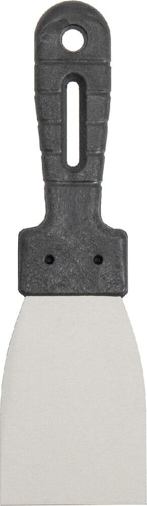 Шпательная лопатка, нержавеющая сталь, пластиковая рукоятка, 60 мм