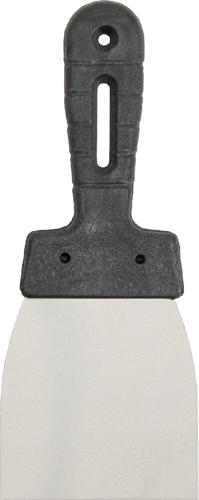 Шпательная лопатка, нержавеющая сталь, пластиковая рукоятка, 80 мм