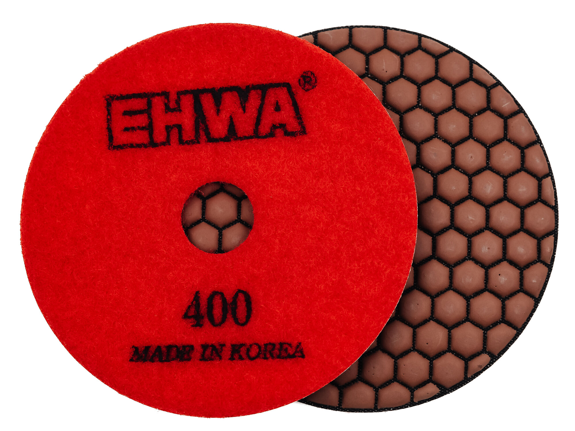 Алмазные гибкие полировальные диски № 400 d 100 мм по камню EHWA (Ихва) сухие