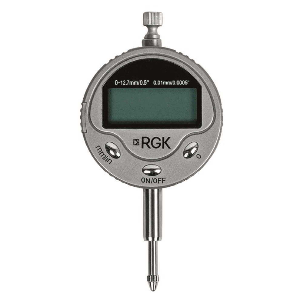 Индикатор часового типа 0-12,7 (0,01 мм) электронный "RGK" без ушка